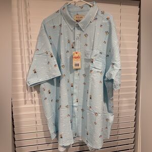 RSVLTS Light Blue Disney and Pixar Up Men's Shirt 3XL
